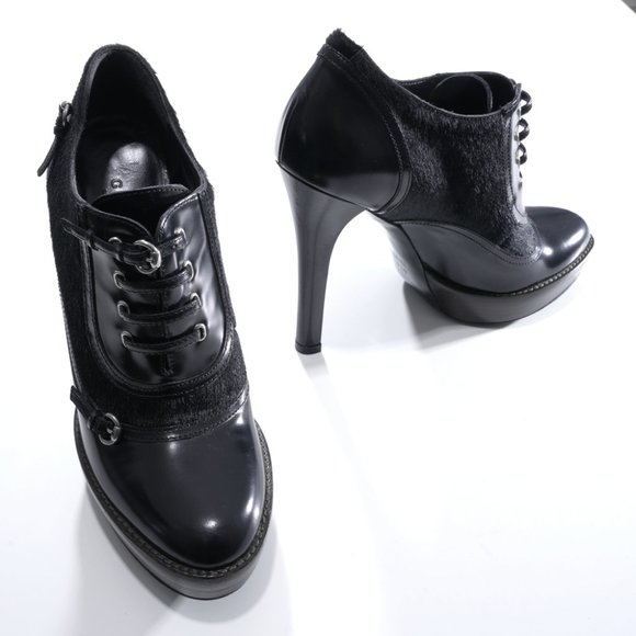 Gucci high heel platform shoe booties - Picture 3 of 14